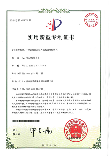 實用(yòng)新(xīn)型zhuanli證書